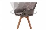 Krzesło Livorno obrotowe vintage taupe - Invicta Interior 3
