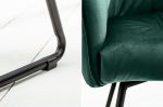 Krzesło Loft Samt zieleń butelkowa  - Invicta Interior 8