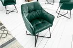 Krzesło Loft Samt zieleń butelkowa  - Invicta Interior 4