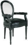 Krzesło Armchair Louis acryl glossy  1