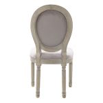 Krzesło Louis aksamitne pudrowy róż 4