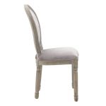Krzesło Louis aksamitne pudrowy róż 3