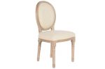 Krzesło Louis Blanche boucle białe  1
