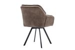 Krzesło Lounger obrotowe vintage taupe - Invicta Interior 4