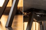 Krzesło Lounger obrotowe szare - Invicta Interior 9