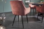 Krzesło Milano aksamitne brązowe - Invicta Interior 6