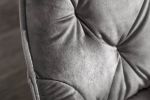 Krzesło Milano aksamitne szare  - Invicta Interior 7