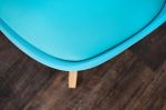 Krzesło Modern Art Wood niebieskie  - Invicta Interior 2