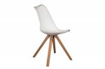 Krzesło Modern Art Wood białe   4