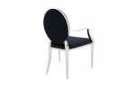 Krzesło Modern Barock Armchair aksamitne czarne - Invicta Interior 2