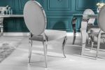Krzesło Modern Barock Chair aksamitne szare - Invicta Interior 5