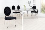 Krzesło Modern Barock Chair aksamitne czarne - Invicta Interior 5