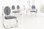 Krzesło Modern Barock Chair aksamitne czarne - Invicta Interior 8