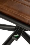 Krzesło obrotowe Canyon Leather brązowe 8