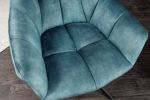 Krzesło Papillon obrotowe niebieskie vintage - Invicta Interior 9