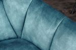 Krzesło Papillon obrotowe niebieskie vintage - Invicta Interior 8