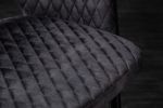 Krzesło Paris aksamitne szare - Invicta Interior 6