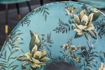 Krzesło Pret-A-Porter turkusowe w kwiaty - Invicta Interior 6