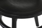 Krzesło rattanowe Icon retro z plecionką wiedeńską czarne 6