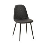 Krzesło Retro Circle czarne  2