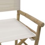 Krzesło reżyserskie Boho bambusowe składane 5