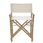 Krzesło reżyserskie Boho bambusowe składane 2