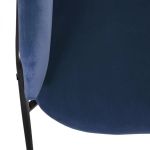 Krzesło Siron niebieskie aksamitne - Atmosphera 3