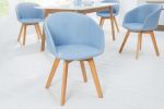 Krzesło Stockholm niebieskie  - Invicta Interior 4