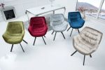 Krzesło The Dutch Comfort aksamitny bordowy - Invicta Interior 10
