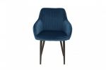 Krzesło Turin  aksamitne niebieskie - Invicta Interior 2