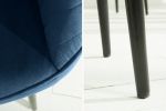 Krzesło Turin  aksamitne niebieskie - Invicta Interior 9