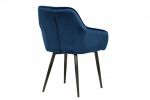 Krzesło Turin  aksamitne niebieskie - Invicta Interior 4