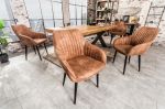 Krzesło Turin vintage brązowe - Invicta Interior 1