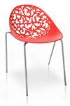 Krzesło Zara Aurora Ornament czerwone   1