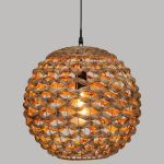 Lampa Boho z hiacyntu sufitowa - Atmosphera 4