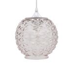 Lampa Crystal różowa 2