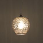 Lampa Crystal różowa 3