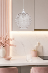 Lampa Crystal różowa - Inart 3