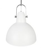 Lampa Fabric Light industrialna biała - Invicta Interior 2