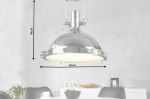 Lampa Factory Industrial 46 cm srebrna - Invicta Interior 7