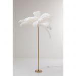Lampa Feather Palm biała podłogowa 165cm - Kare Design 3