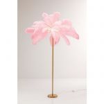 Lampa Feather Palm różowa podłogowa 165cm - Kare Design 3