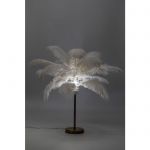 Lampa Feather Palm biała stołowa 60cm - Kare Design 5
