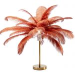 Lampa Feather Palm kolor rdzy stołowa 60 cm - Kare Design 2