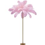 Lampa Feather Palm różowa podłogowa 165cm - Kare Design 2