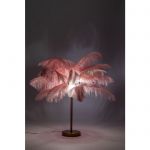 Lampa Feather Palm różowa stołowa 60cm - Kare Design 5