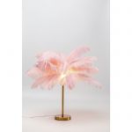 Lampa Feather Palm różowa stołowa 60cm - Kare Design 3