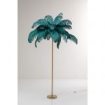 Lampa Feather Palm zielona podłogowa 165cm - Kare Design 4