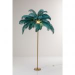Lampa Feather Palm zielona podłogowa 165cm - Kare Design 3