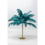 Lampa Feather Palm zielona stołowa 60cm - Kare Design 2